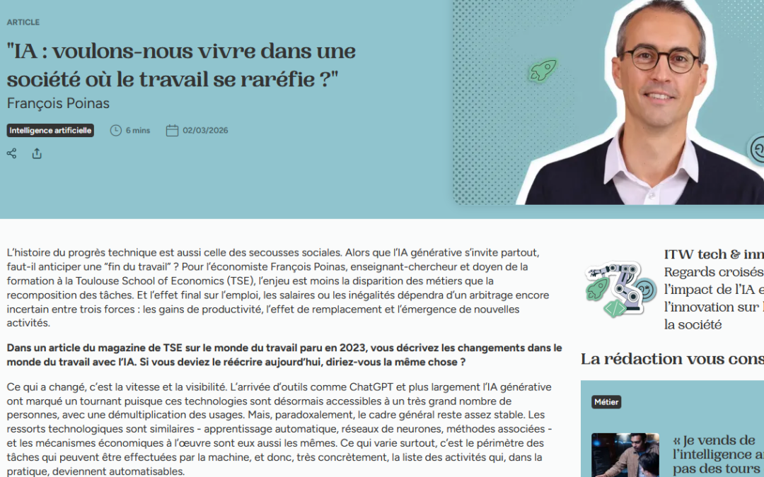 François Poinas explique l’IA pour Eurecia