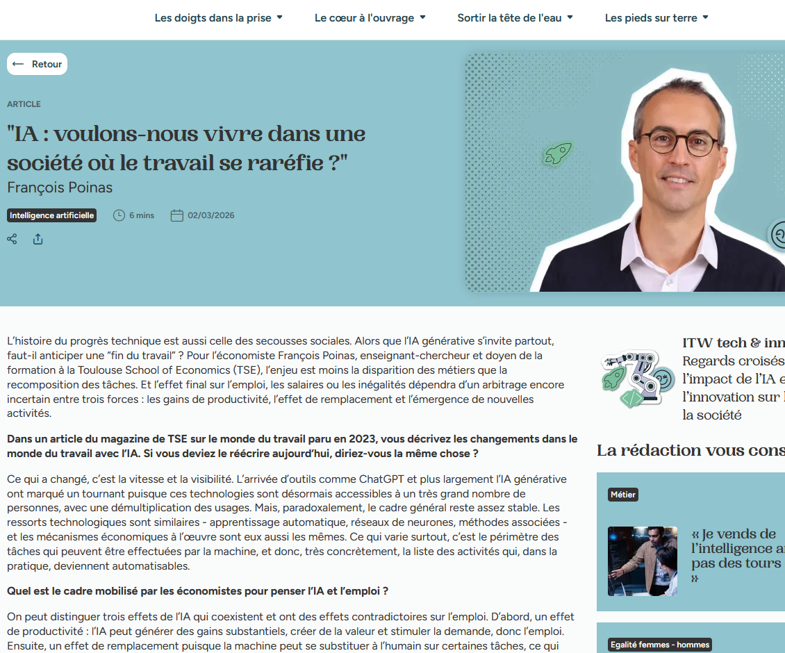 François Poinas explique l’IA pour Eurecia